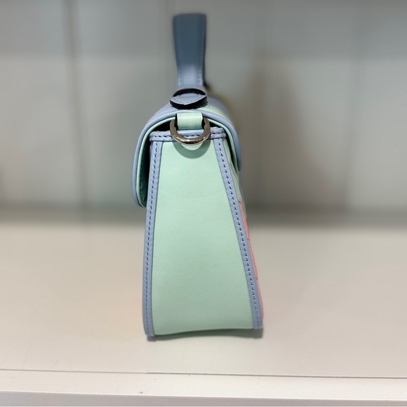 Gucci GG Marmont Mini Top-Handle Bag – Pastel Rainbow Leather - Picture 4 of 14